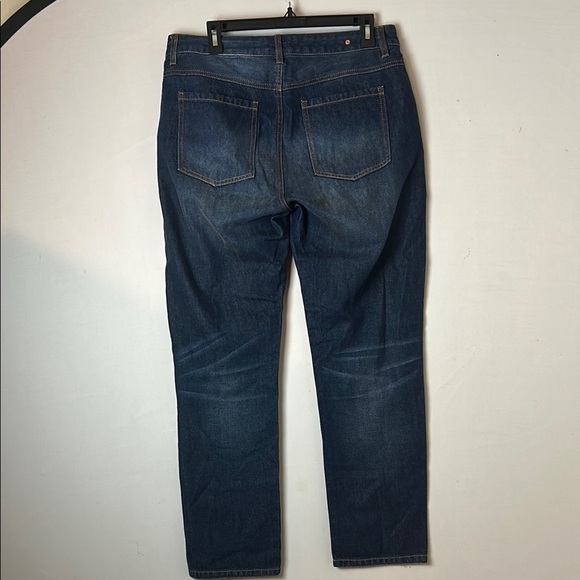 CABI Malibu Jeans 100% Cotton Dark Women’s Straight Legs Size 8 - Picture 5 of 10